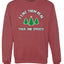 I Like Them Real Thick and Sprucy | Funny Ugly Christmas Sweater Crewneck