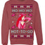 Ho Ho Ho Hot to Go, Viral Midwest Princess Song Dance Pop Star Concert Tour Merch Ugly Christmas Sweater Crewneck Sweatshirt