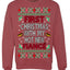 First Christmas With My Hot New Fiance Classic Newlywed Ugly Christmas Sweater Crewneck Sweatshirt