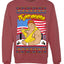Trumpamania Funny Hogan 80s USA Wrestling Sports Parody Ugly Christmas Sweater Crewneck Sweatshirt