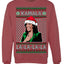 Kamala La La Funny Santa Hat Classic Xmas Song Carol Ugly Christmas Sweater Crewneck Sweatshirt