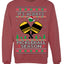 It's Always Pickleball Season Funny Pickle Ball Sports Fan Ugly Christmas Sweater Crewneck Sweatshirt
