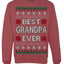 Best Grandpa Ever Classic Winter Holidays Ugly Christmas Sweater Crewneck Sweatshirt