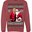 Santa's Favorite President Red Suit Trump Ugly Christmas Sweater Crewneck Sweatshirt
