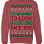 It's Beginning to Look a Lot Like F This Clean Funny Ugly Christmas Sweater Crewneck Sweatshirt