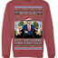 Doge Elf Around and Find Out Trump Elon Vivek MAGA Ugly Christmas Sweater Crewneck Sweatshirt