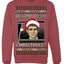 Did Somebody Say Christmas? Lloyd Dumb Dumber 90s Movie Ugly Christmas Sweater Crewneck Sweatshirt