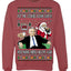Put the Cookies Down Make America Healthy Again RFK Ugly Christmas Sweater Crewneck Sweatshirt