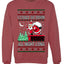 I Could Go Down All Night Long, Ugly Christmas Unisex Sweater, Crewneck Sweatshirts
