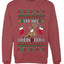 I'm His Reindeer, Unisex Ugly Christmas Sweater Crewneck Sweatshirts