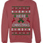 We're Christmas, Unisex Ugly Christmas Sweater, Crewneck Sweatshirts