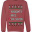 Naughty Nice 6 7 Checklist, Unisex Ugly Christmas Sweater, Crewneck Sweatshirts