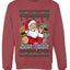 Buon Natale, Italian Santa Claus, Funny, Italian American Humor, Unisex Ugly Christmas Sweater, Crewneck Sweatshirts