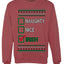 Naughty Nice, Irish, Irish Christmas, Unisex Ugly Christmas Sweater, Crewneck Sweatshirts