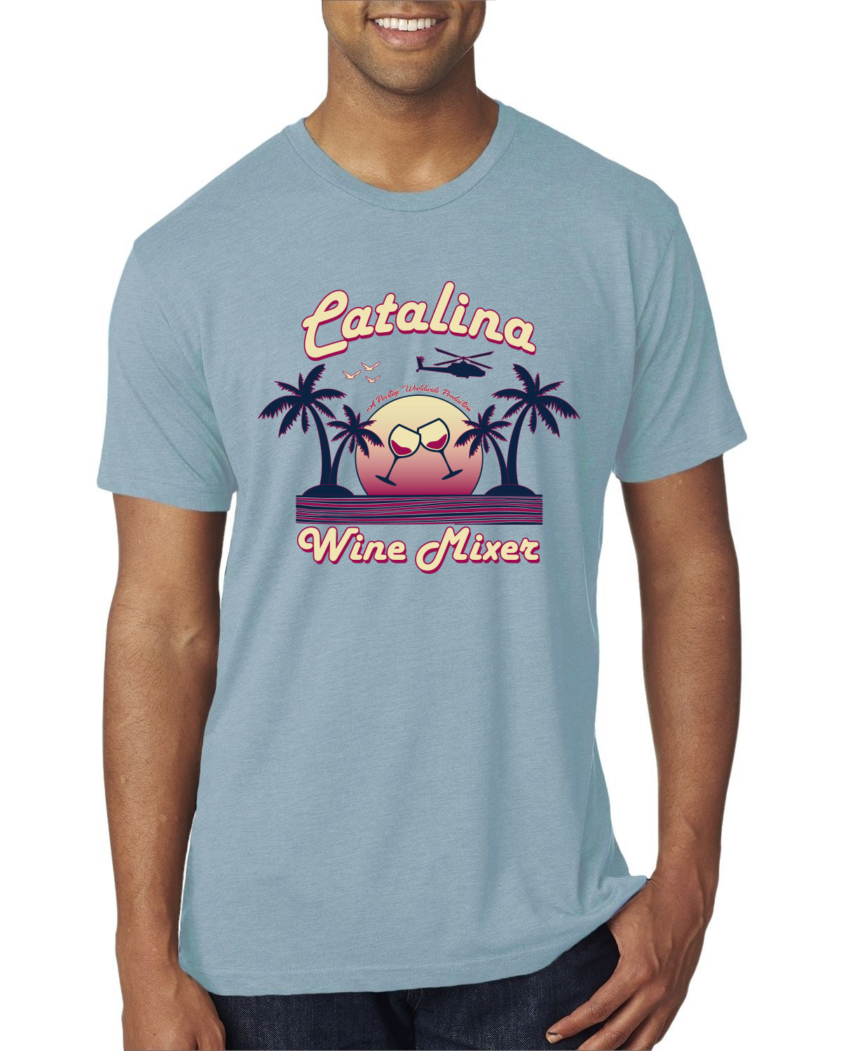 Funny Island Pop Culture Pop Culture Mens Premium Tri Blend T-Shirt