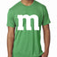 Letter M Graphic Novelty Funny Costume Halloween Mens Premium Tri Blend T-Shirt
