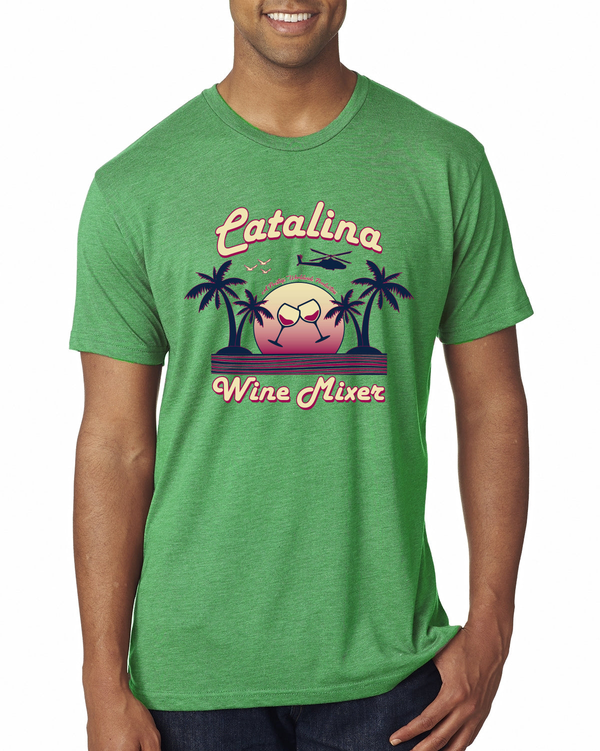 Funny Island Pop Culture Pop Culture Mens Premium Tri Blend T-Shirt