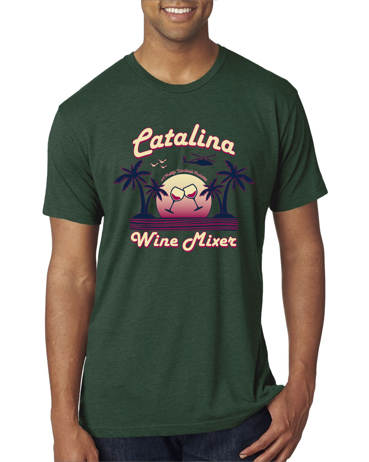 Funny Island Pop Culture Pop Culture Mens Premium Tri Blend T-Shirt
