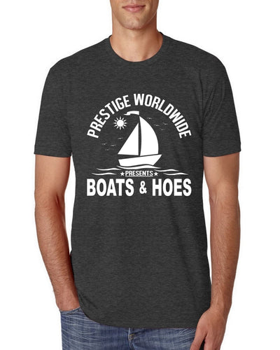 Prestige Worldwide Funny Boats and Hoes Vintage / Retro Mens Premium Tri Blend T-Shirt