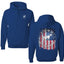 US Flag Ford Bronco Cars and Trucks Front and Back Unisex Hoodie Sweatshirt