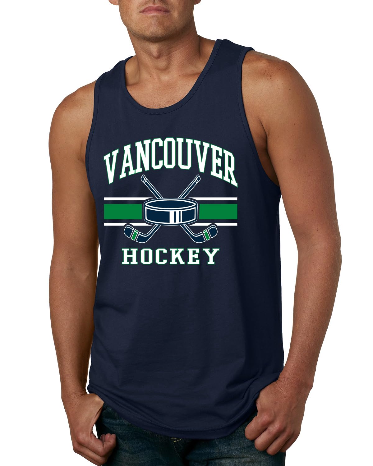 Hometown Fan Team Pride | Fantasy Hockey Fans Sports Mens Tank Top