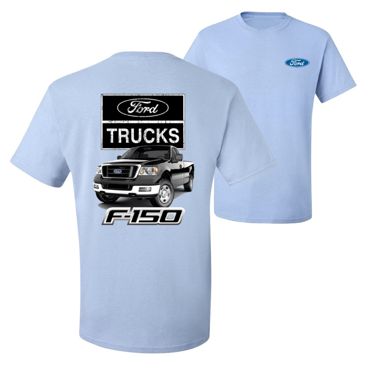 Ford Trucks F150 Pickup Cars and Trucks Front and Back Men's Graphic T-Shirt