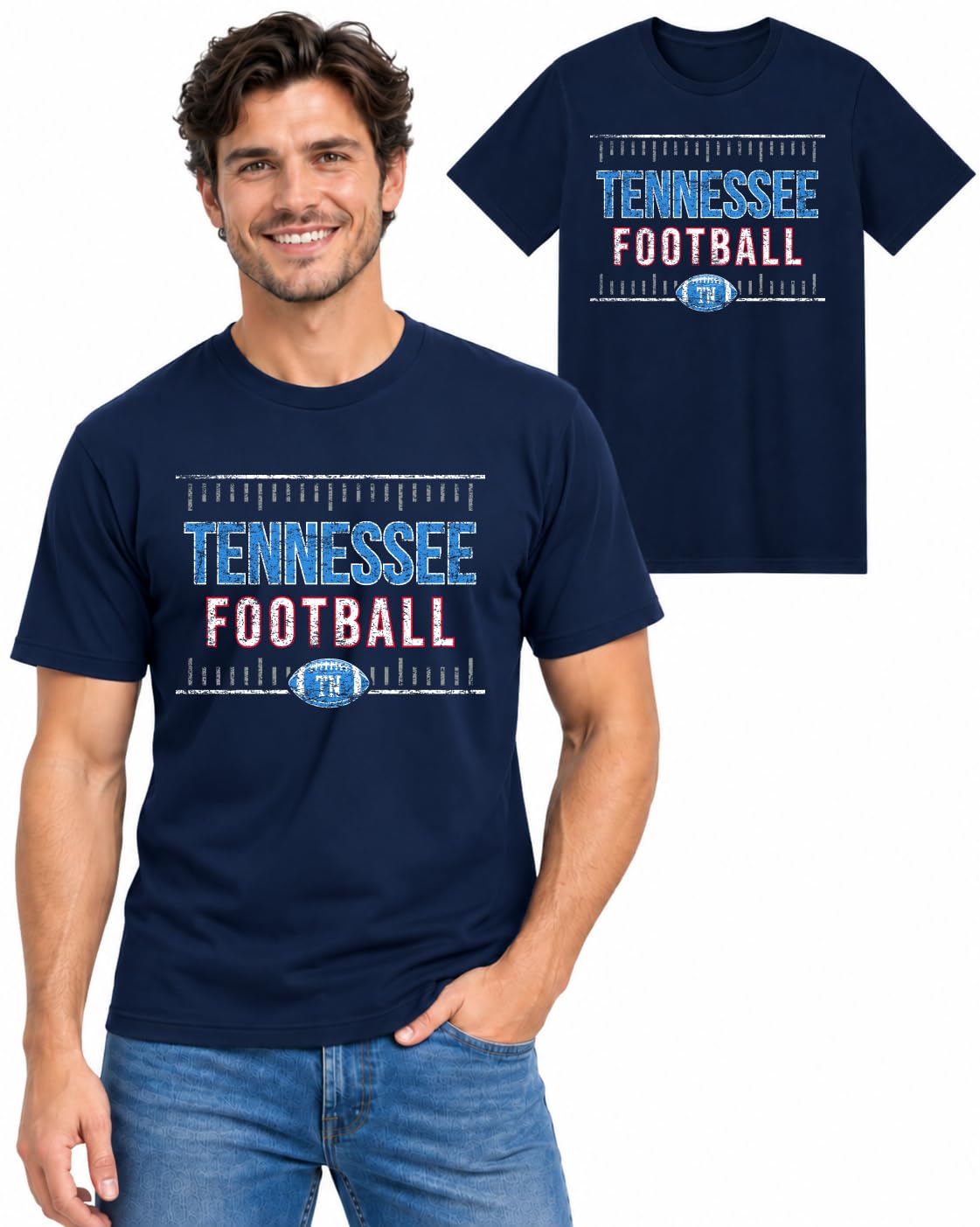 Football Fan City Tee Graphic TShirt for Men and Women Cotton Unisex Tee