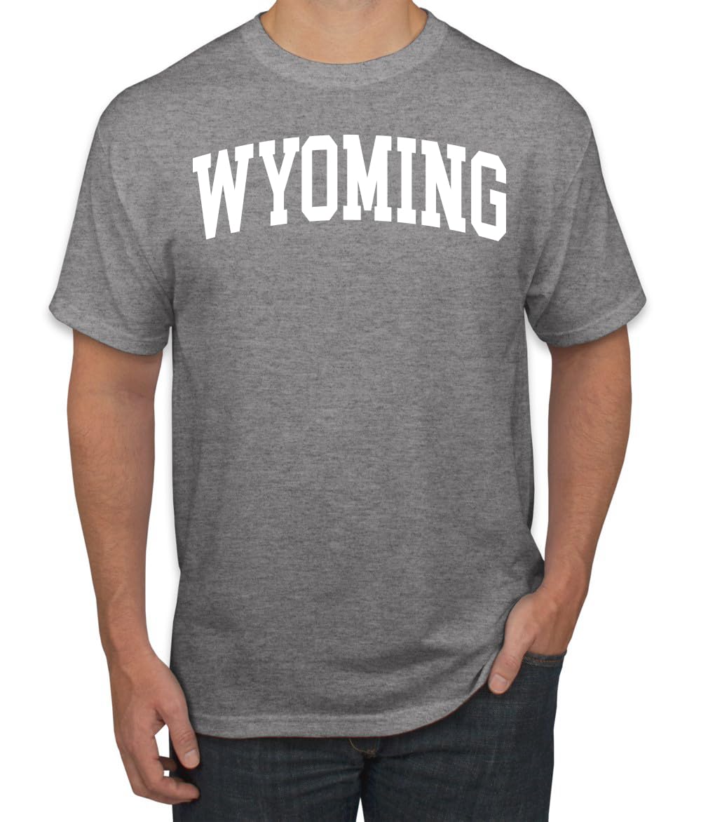 State of Wyoming College Style Fashion Men's T-Shirt