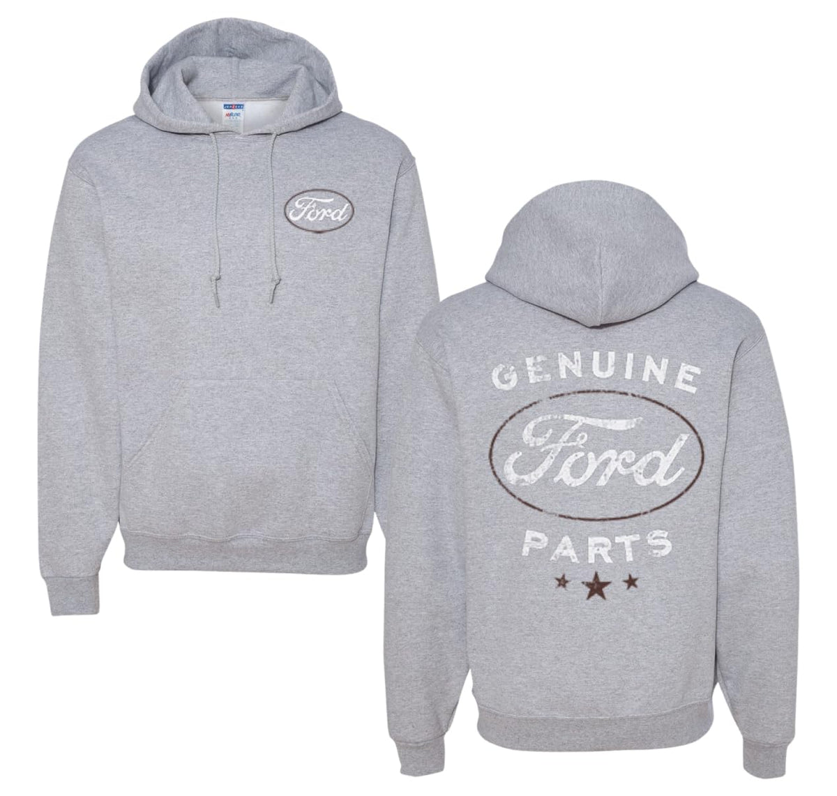 Vintage Distressed Genuine Ford Parts Cars and Trucks Front and Back Cars and Trucks Unisex Hoodie Sweatshirt