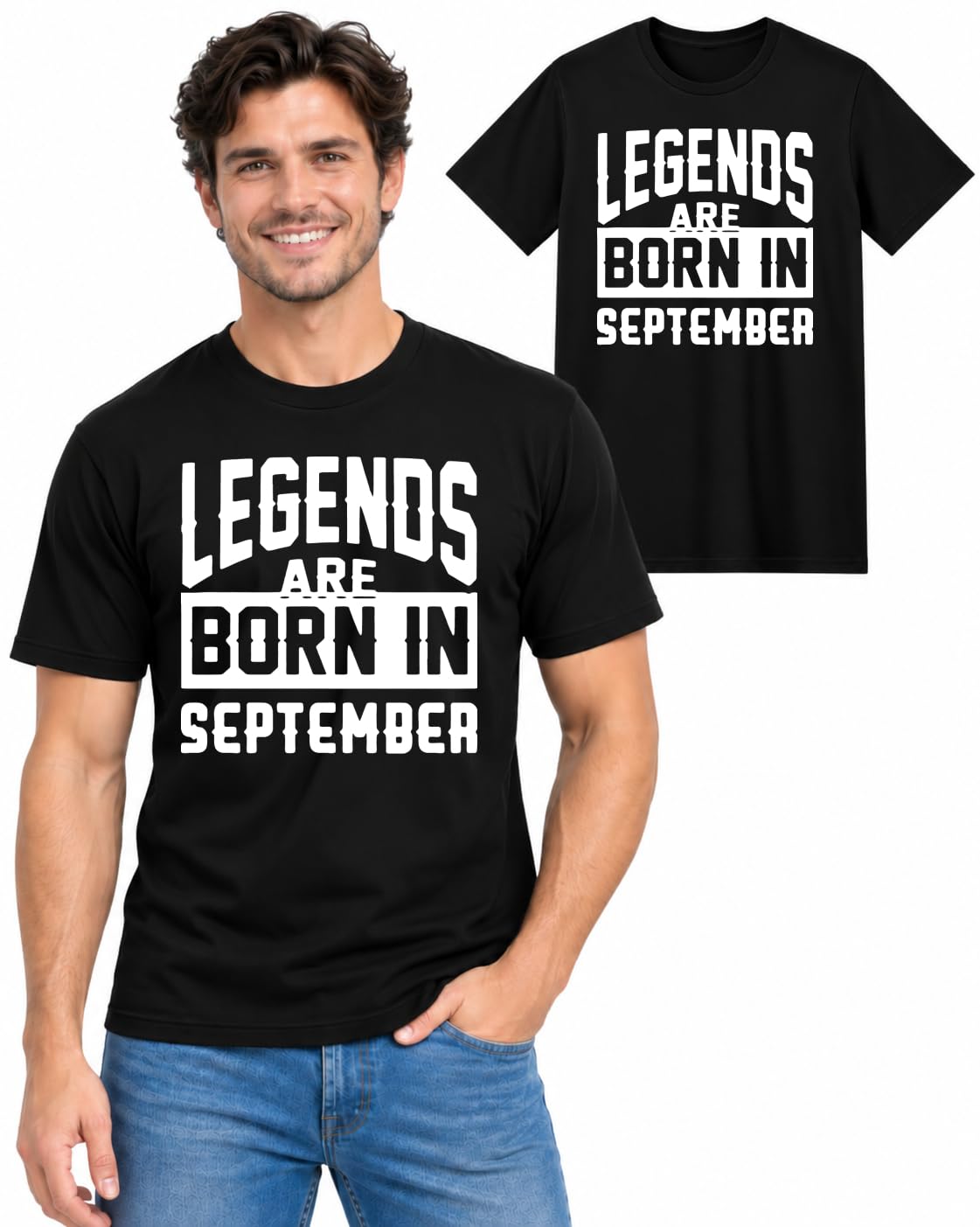 Legends Are Born Birthday T-Shirt, Mens Tee Gift Idea