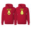 Better Half Sliced Avocado Food Cute Joke Couple Shirts His and Hers Matching Couples Hoodie Sweater Set