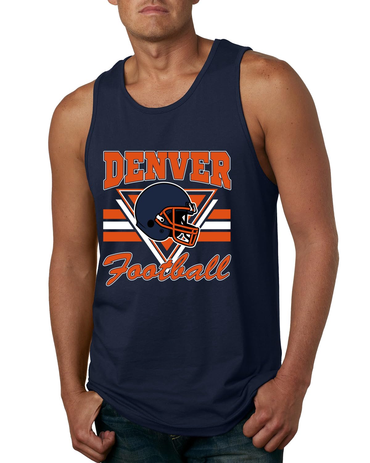 Denver Fan | DEN Fantasy Football Sports Mens Tank Top