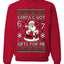 Santa's Got 6 7 Gifts For Me Ugly Christmas Sweater Unisex Crewneck Sweatshirt