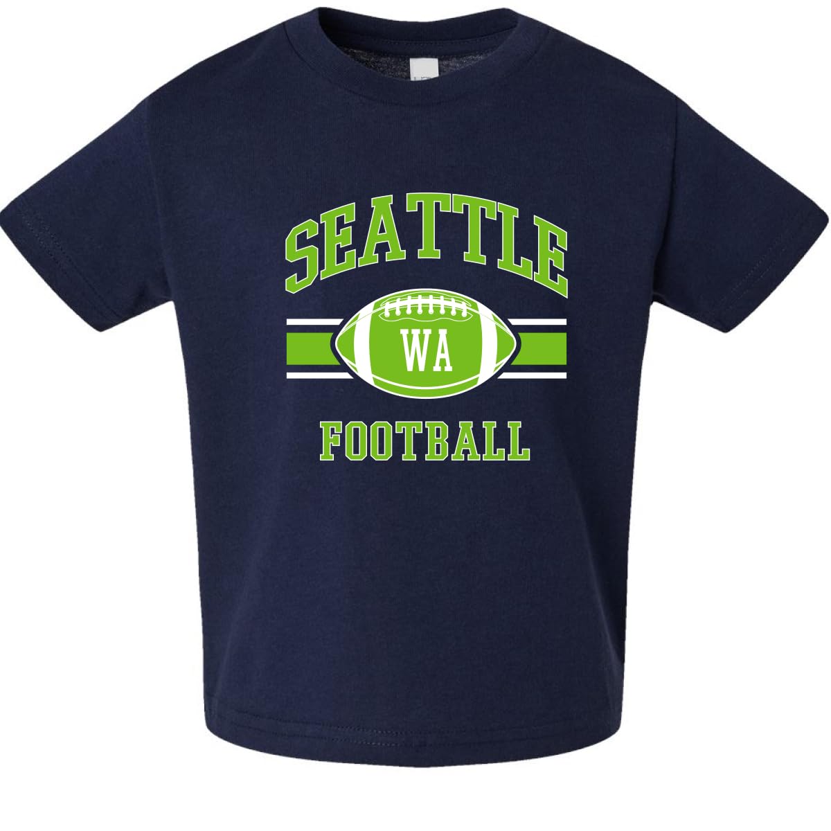 Seattle Fan | SEA Fantasy Football Sports Toddler Crew Graphic T-Shirt
