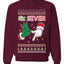 67 Meme Six Seven 6 7 Santa Hands Ugly Funny Unisex Crewneck Sweatshirt
