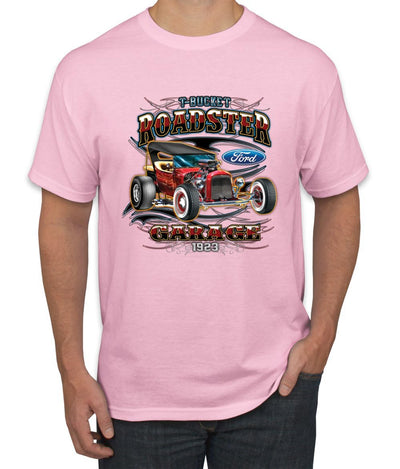 Ford Retro T-Bucket Roadster 1923 Vintage Garage Motors Cars and Trucks Men's T-Shirt