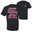 Breast Cancer Awareness Faith Pink Ribbon Sunflower Front and Back Unisex T-Shirt