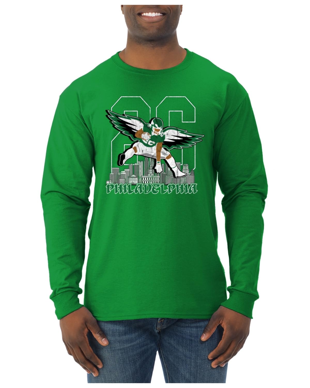 Phil Fan Fantasy Football Sports Mens Long Sleeve Shirt