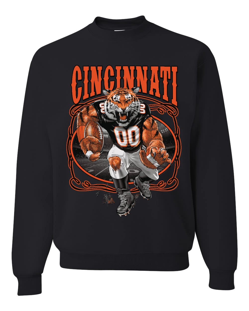 Cincinnati Fan CIN Fantasy Football Sports Unisex Crewneck Sweatshirt