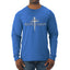 Redeemed Cross Jesus Christ Nails Inspirational/Christian Faith Mens Long Sleeve Shirt