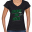 Grease The Poles Broad Street Phil Football Sports Womens Standard V-Neck Tee
