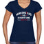 New England Fans NE Fantasy Football Sports Womens V-Neck Tee
