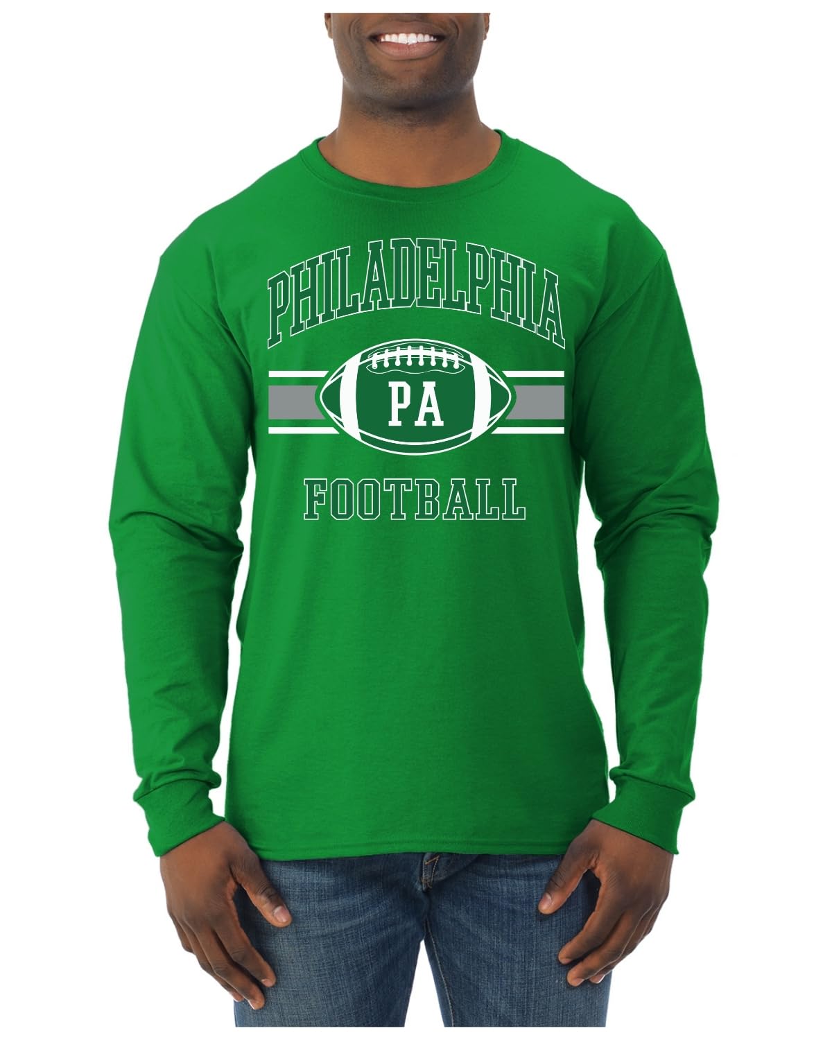 Phil Fan Fantasy Football Sports Mens Long Sleeve Shirt