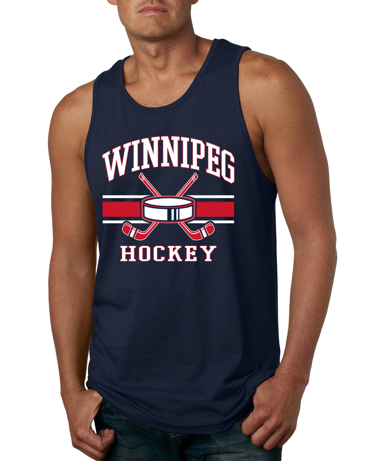 Hometown Fan Team Pride | Fantasy Hockey Fans Sports Mens Tank Top