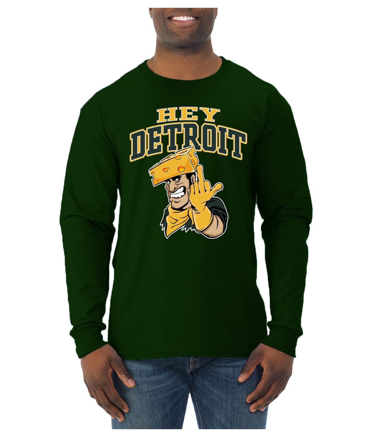 Green Bay Fan | GB Fantasy Football Sports Mens Long Sleeve Shirt