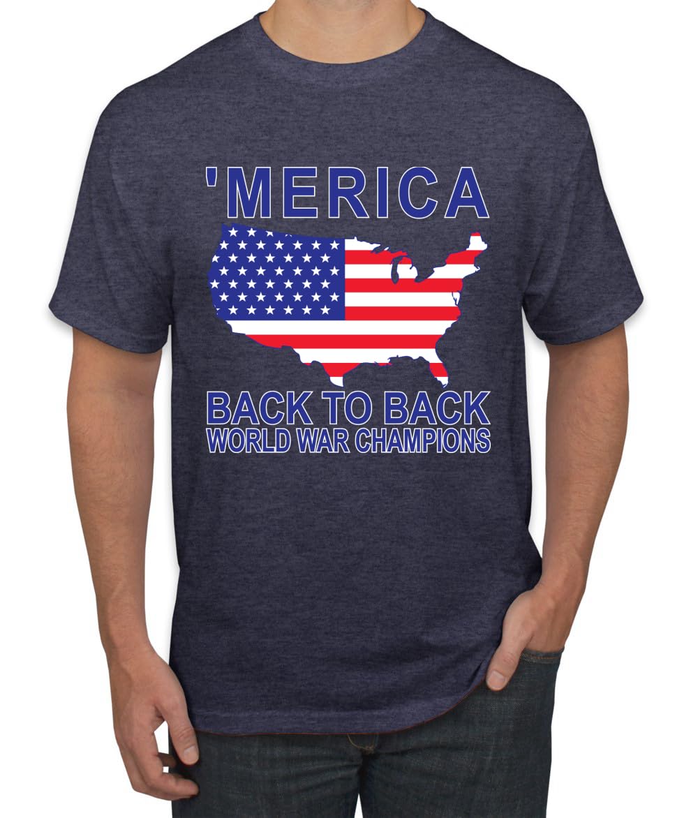 Back to Back World War Champs Pro USA American Pride Men's T-Shirt