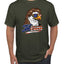 American Bald Eagle Mullet Glasses American Pride Men's T-Shirt