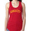 Classic Varsity College Style Fantasy Fan, Trendy Team Streetwear Sports Ladies Racerback Tank Top