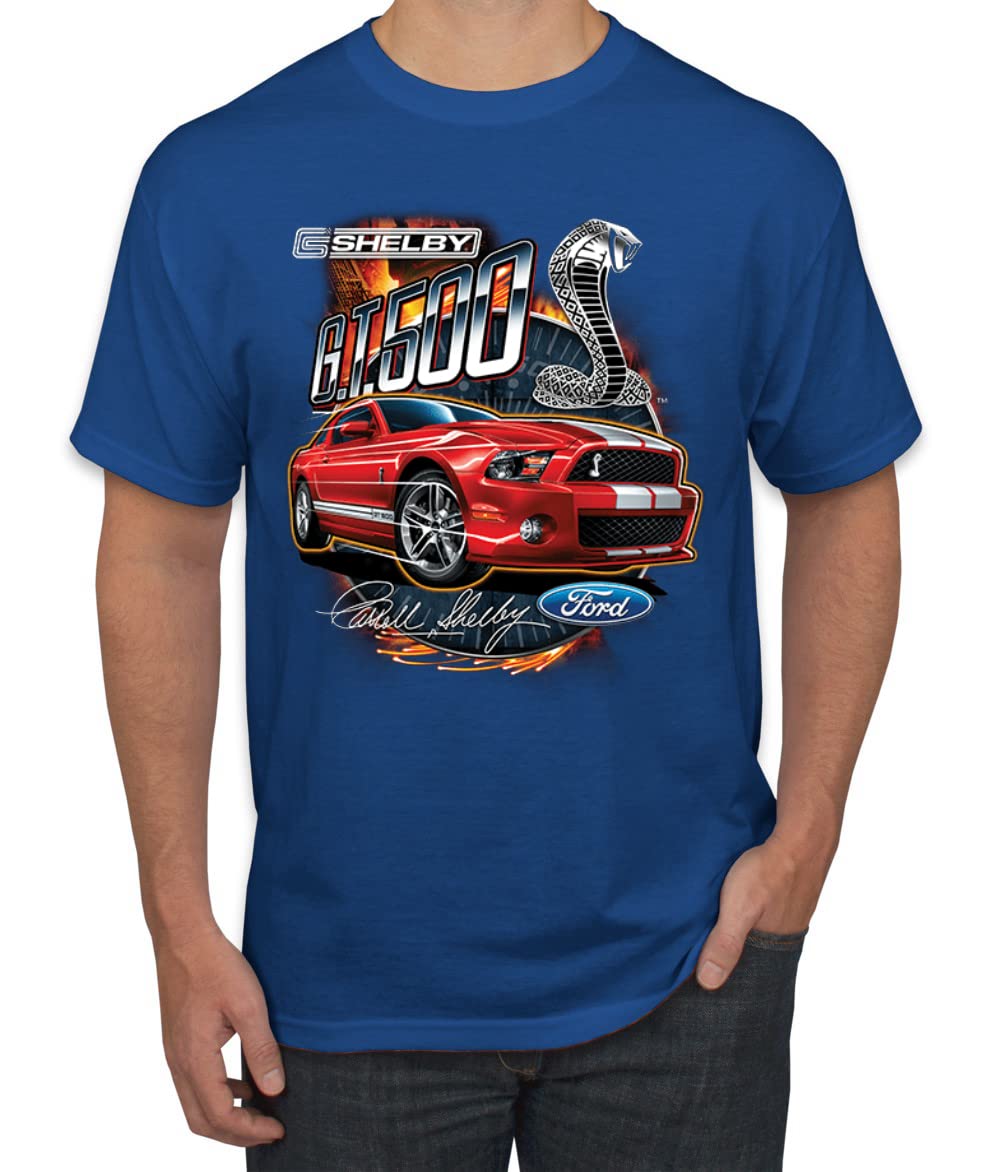 Shelby GT500 Cobra Official Ford Motors Design Cars and Trucks Men's Graphic T-Shirt