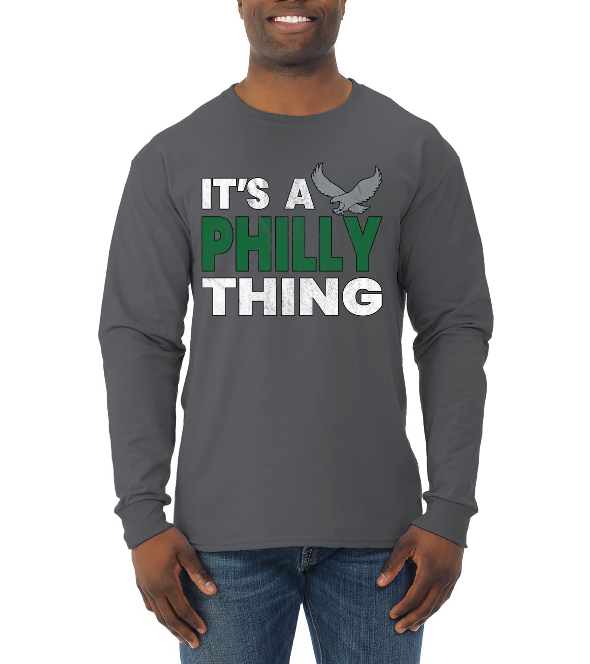 Phil Fan Fantasy Football Sports Mens Long Sleeve Shirt